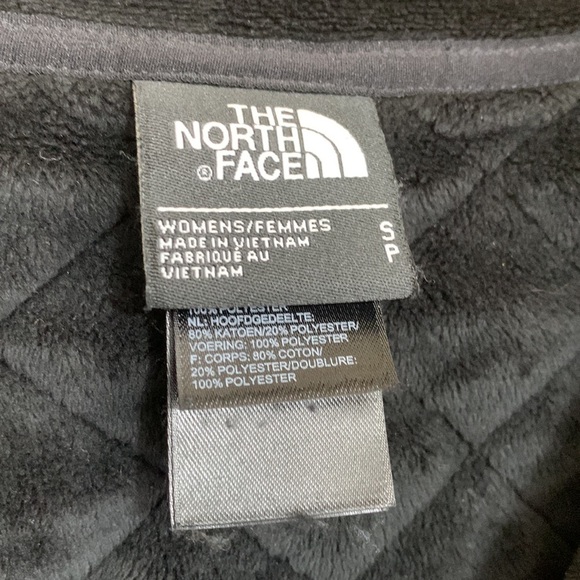The North Face | Black Caroluna Quilted Raschel Oso Fleece Lined Zip Jacket S - Picture 9 of 17